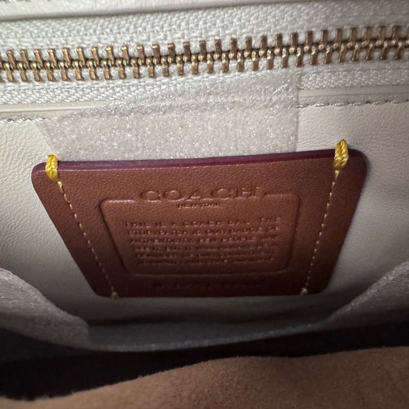 Coach Chalk Quilted Madison Shoulder Bag - Picture 13 of 14